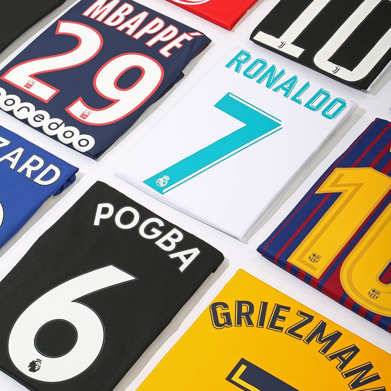 Personalización — nombre y número